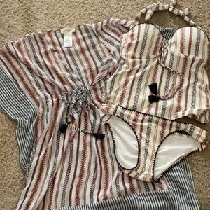 Jessica Simpson Tankini and cover up